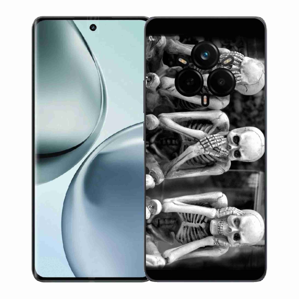 Gélový kryt mmCase na Realme 14 Pro+ 5G - kostlivci