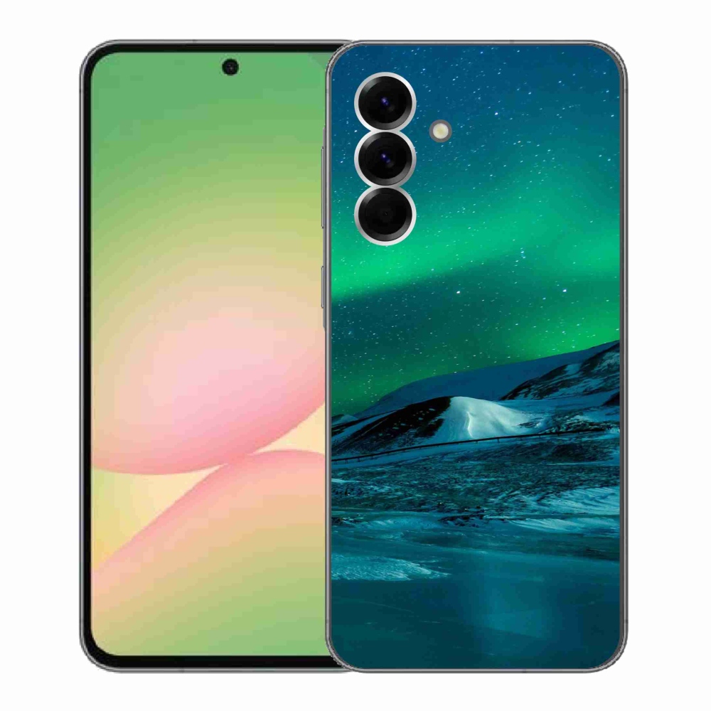 Gélový kryt mmCase na Samsung Galaxy A56 5G - polárna žiara