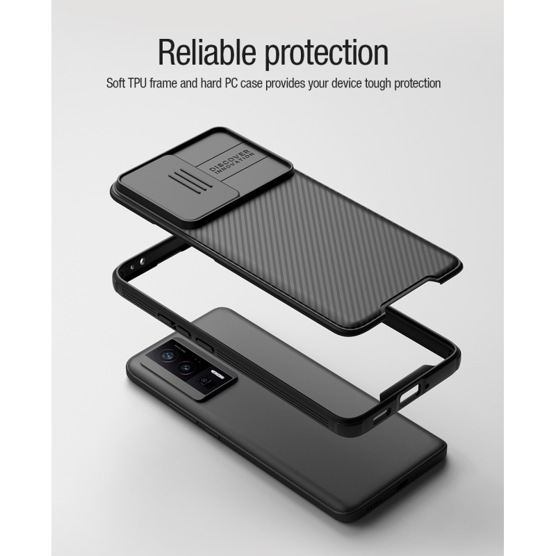 Nillkin CamShield PRO Magnetic Zadný Kryt pre Poco F5 Pro 5G Black