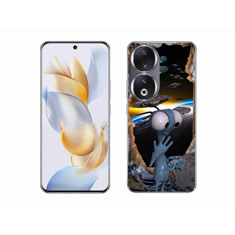 Gélový kryt mmCase na Honor 90 - mimozemšťan