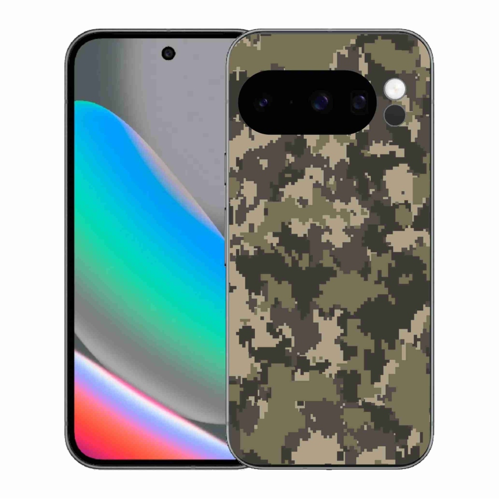 Gélový kryt mmCase na Google Pixel 10 Pro - maskáčový vzor 12