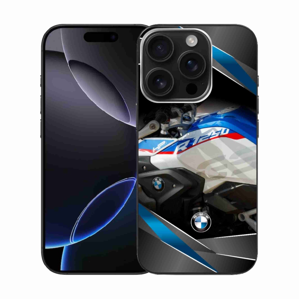 Gélový kryt mmCase na iPhone 16 Pro - motorka bmw 1