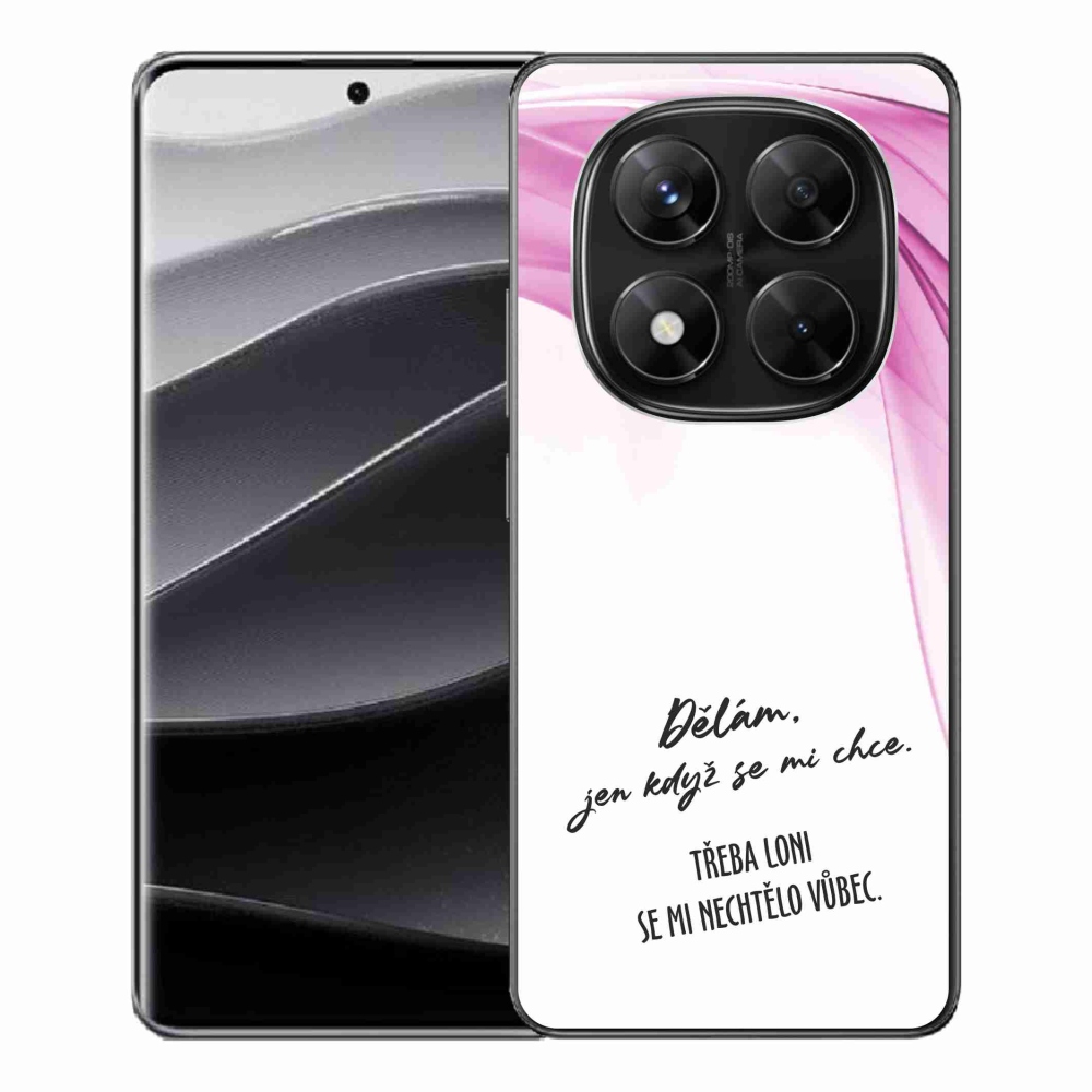Gélový kryt mmCase na Xiaomi Redmi Note 14 Pro 5G/Poco X7 5G - vtipný text 12 biele pozadie