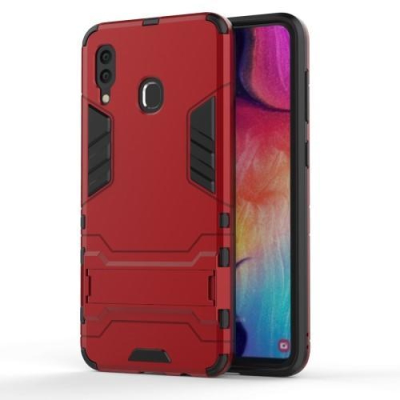 Guard hybridný odolný obal na mobil Samsung Galaxy A30 / A20 - červený