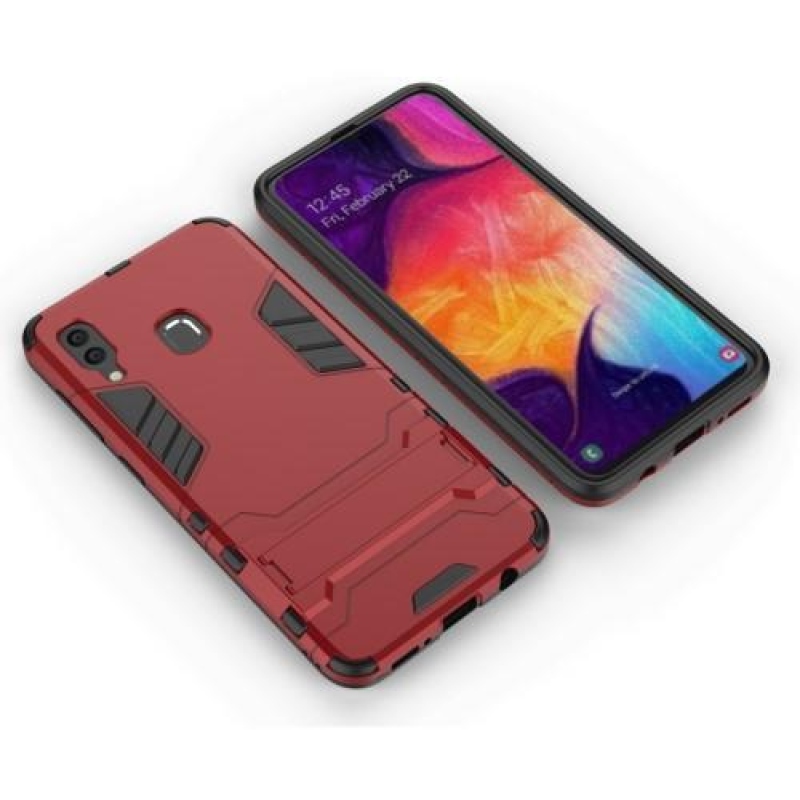 Guard hybridný odolný obal na mobil Samsung Galaxy A30 / A20 - červený