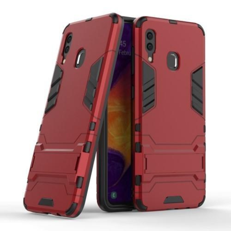 Guard hybridný odolný obal na mobil Samsung Galaxy A30 / A20 - červený