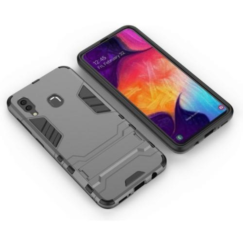 Guard hybridný odolný obal na mobil Samsung Galaxy A30 / A20 - sivý