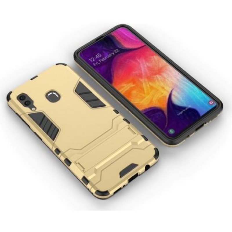 Guard hybridný odolný obal na mobil Samsung Galaxy A30 / A20 - zlatý