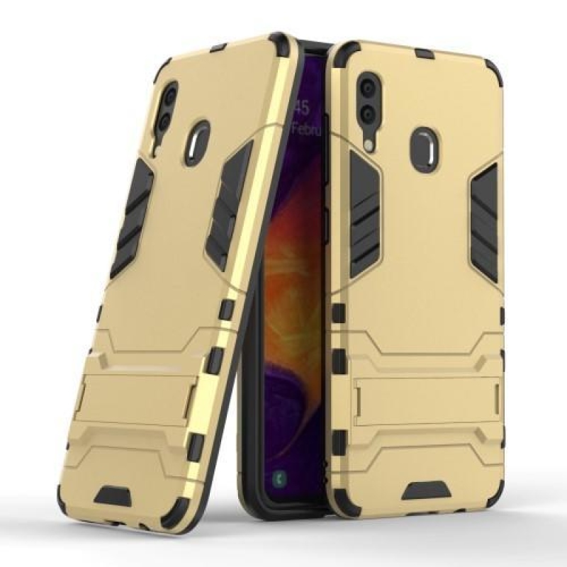 Guard hybridný odolný obal na mobil Samsung Galaxy A30 / A20 - zlatý