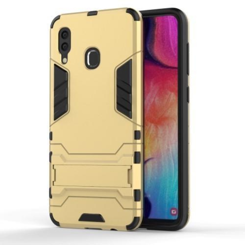 Guard hybridný odolný obal na mobil Samsung Galaxy A30 / A20 - zlatý