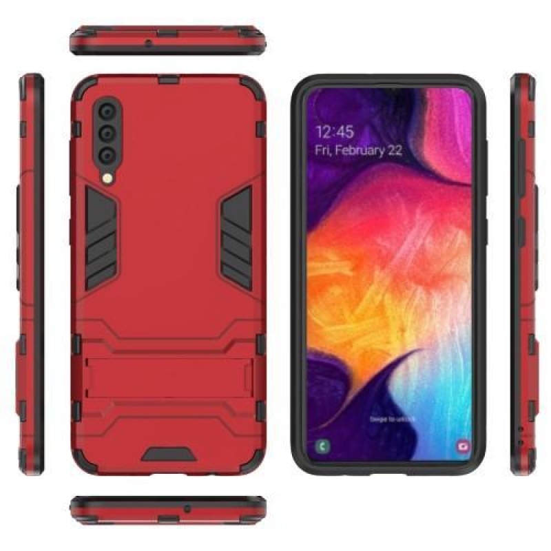 Guard hybridný odolný obal na mobil Samsung Galaxy A50 - červený