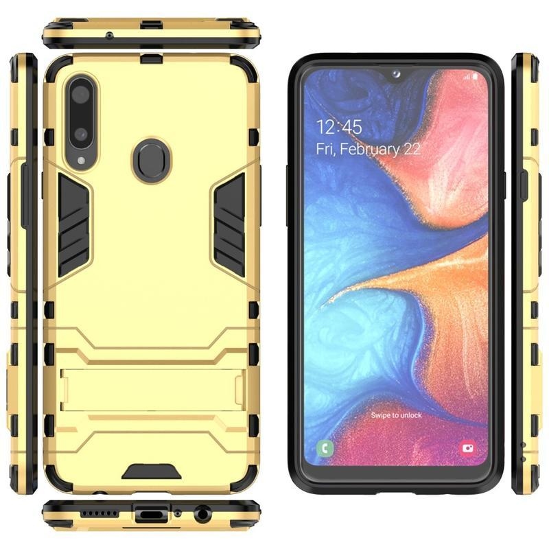 Guard odolný hybridný kryt na mobil Samsung Galaxy A20s - žltý