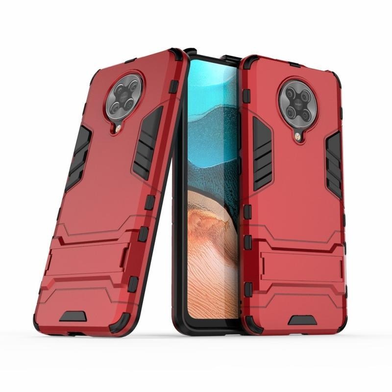 Guard odolný hybridný kryt na mobil Xiaomi Poco F2 Pro - červený