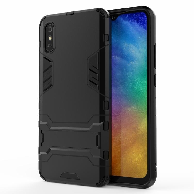 Guard odolný hybridný kryt na mobil Xiaomi redmi 9A/9AT - čierny