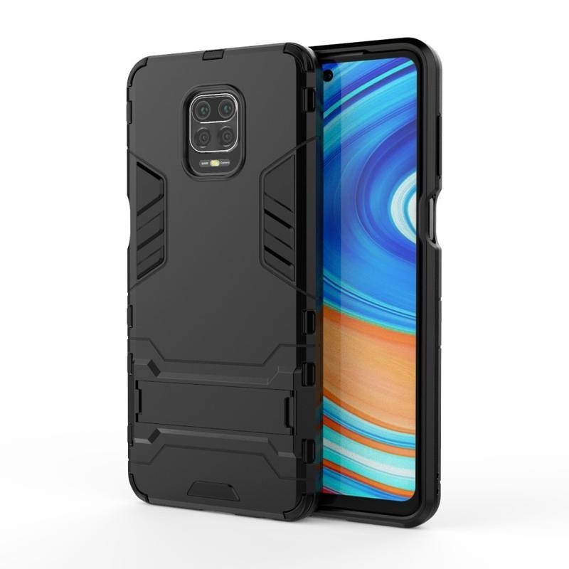 Guard odolný hybridný kryt na mobil Xiaomi Redmi Note 9 Pro/Note 9S - čierny