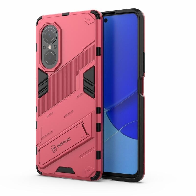 Armory odolný hybridný kryt s výklopným stojanom na mobil Huawei Nova 9 SE - rose