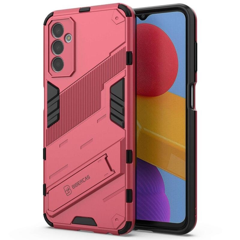 Armory odolný hybridný kryt s výklopným stojanom pre mobil Samsung Galaxy M13 4G - rose