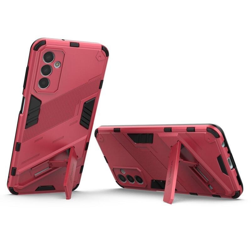 Armory odolný hybridný kryt s výklopným stojanom pre mobil Samsung Galaxy M13 4G - rose