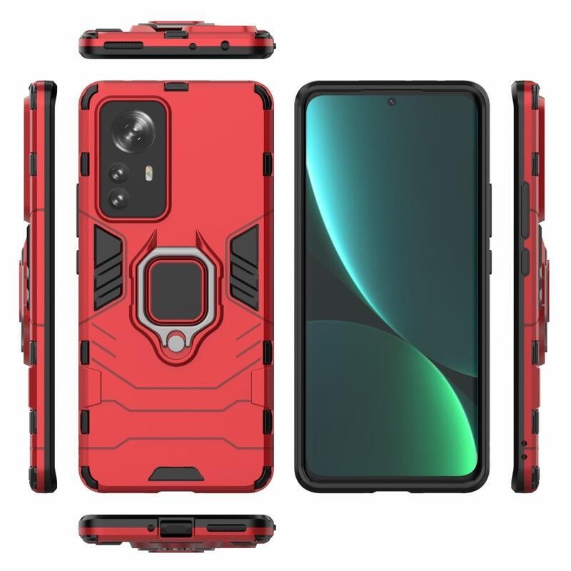 Guardy odolný hybridný kryt na mobil Xiaomi 12 Pro - červený