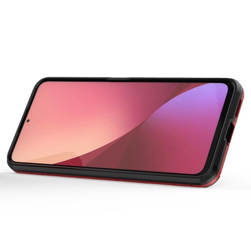 Guardy odolný hybridný kryt s úchopom na prst na mobil Xiaomi Poco X4 GT 5G - červený