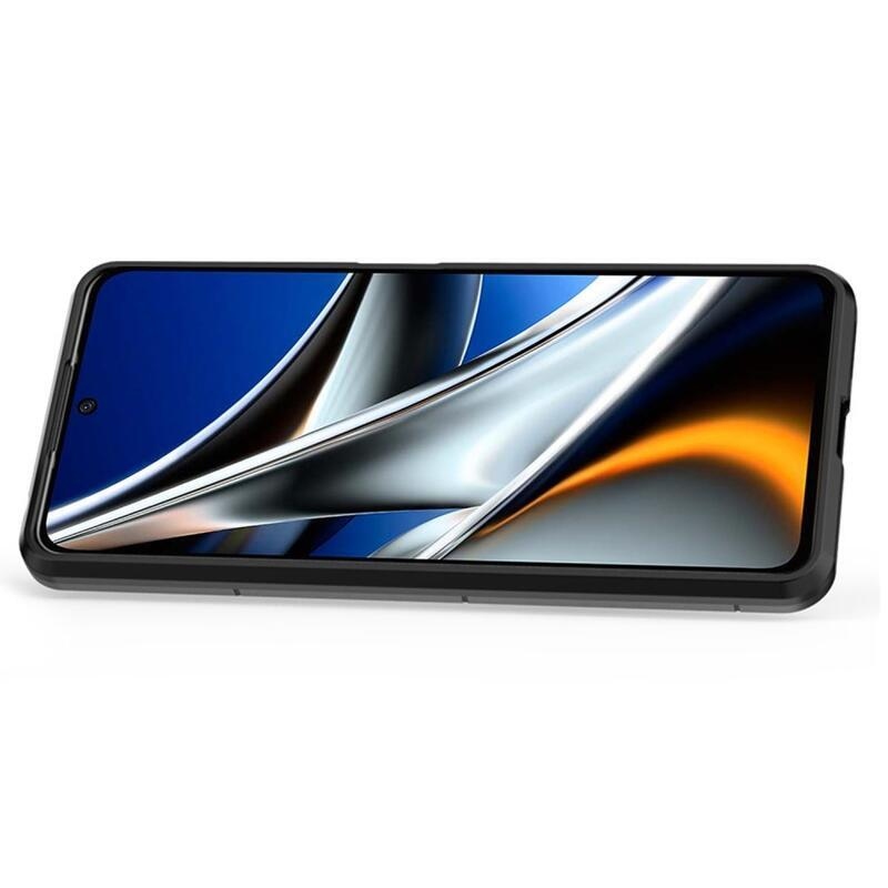 Guardy odolný hybridný kryt s úchopom na prst pre mobil Xiaomi Poco X4 Pro 5G - čierny