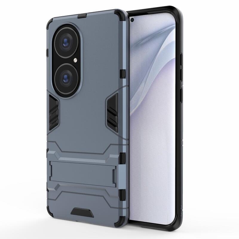 Guard odolný hybridný kryt s výklopným stojanom pre mobil Huawei P50 Pro - modrý