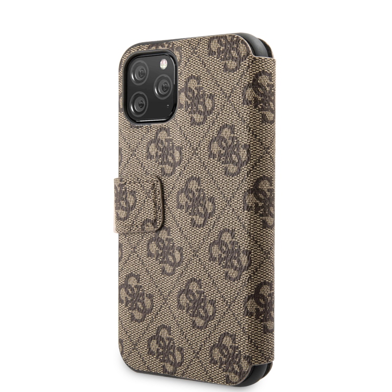 Guess 4G Book Puzdro pre iPhone 11 Brown