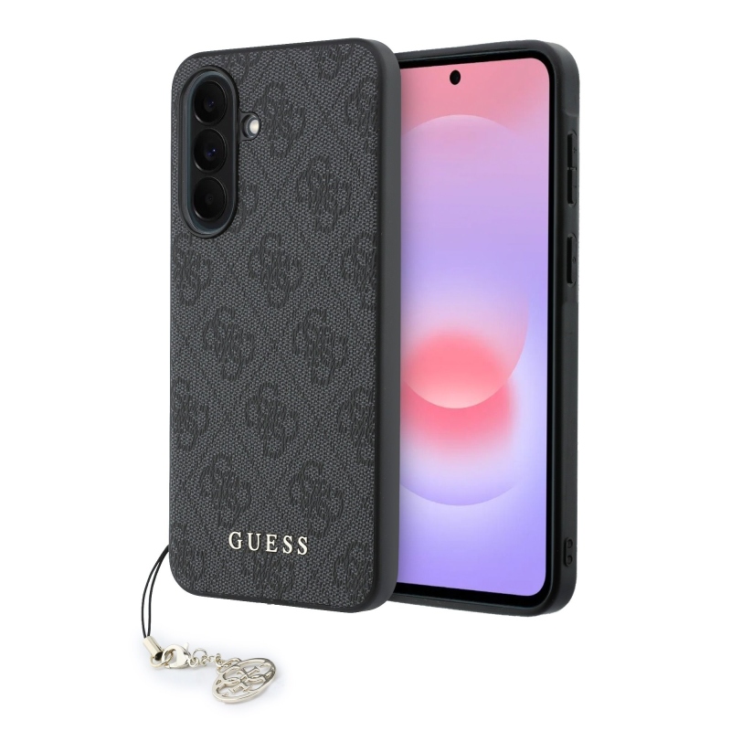 Zadný kryt Guess 4G Charm pre Samsung Galaxy A37 Black