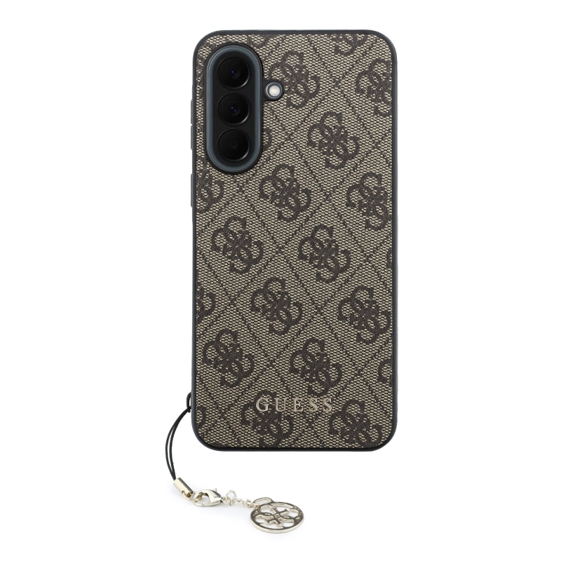 Guess 4G Charm Zadný kryt pre Samsung Galaxy A37 Brown