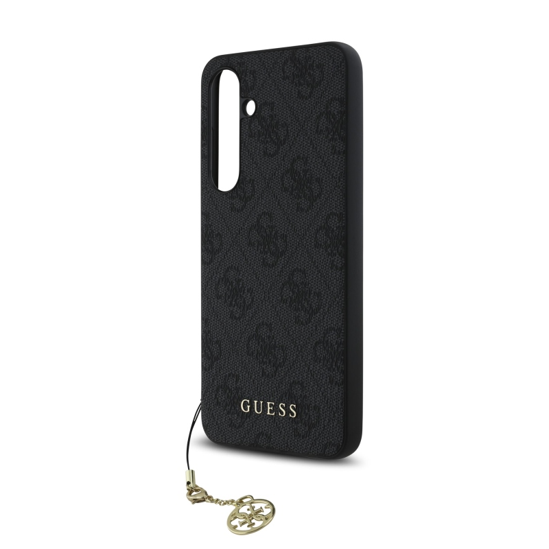 Zadný kryt Guess 4G Charm pre Samsung Galaxy S24 FE Grey