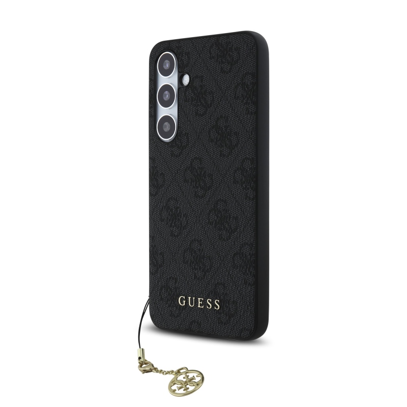 Zadný kryt Guess 4G Charm pre Samsung Galaxy S24 FE Grey