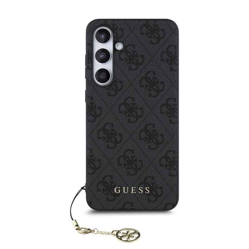 Zadný kryt Guess 4G Charm pre Samsung Galaxy S24 FE Grey