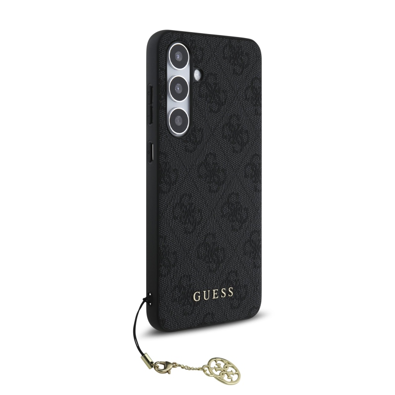 Zadný kryt Guess 4G Charm pre Samsung Galaxy S24 FE Grey