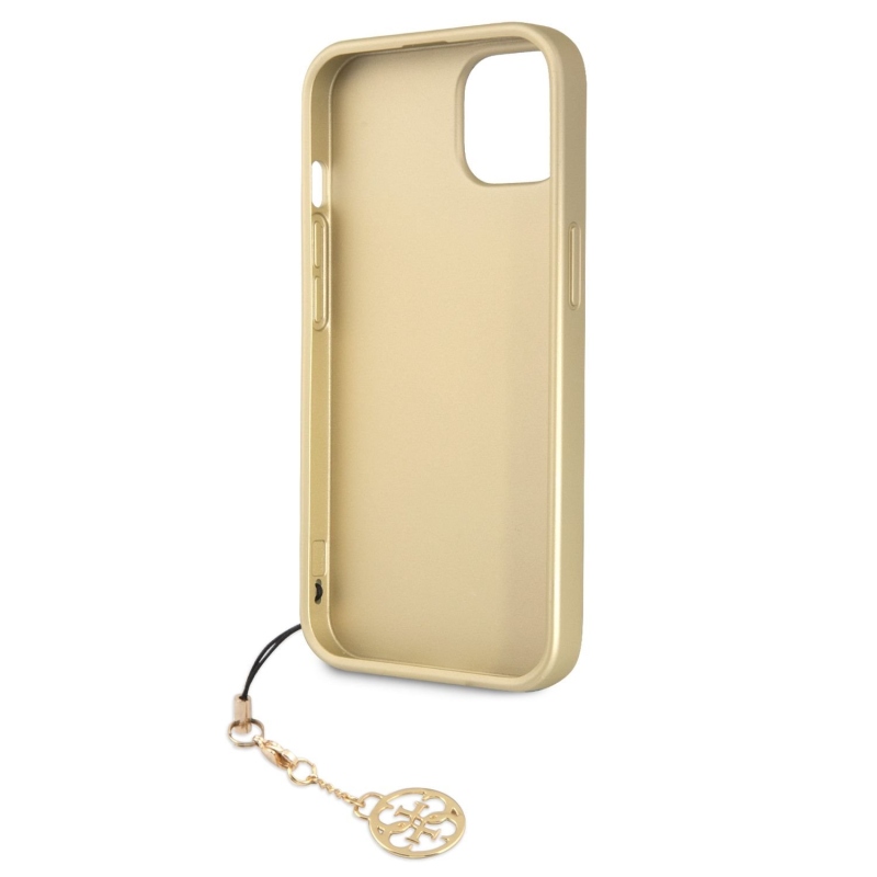 Guess 4G Charms Zadný Kryt pre iPhone 13 Brown