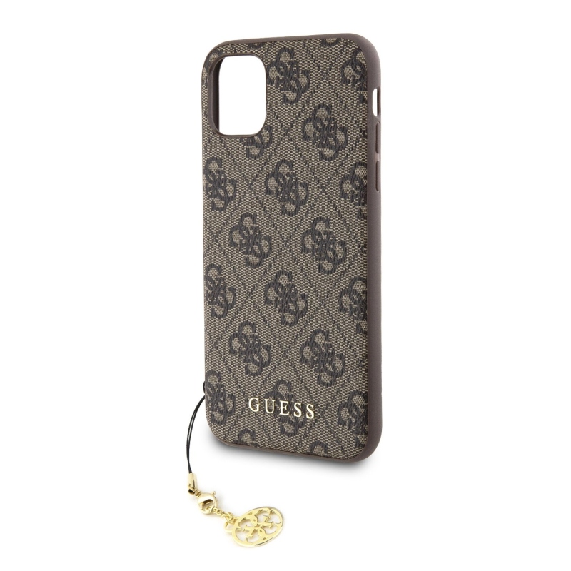 Guess Charms Hard Case 4G Brown pre iPhone 11/XR