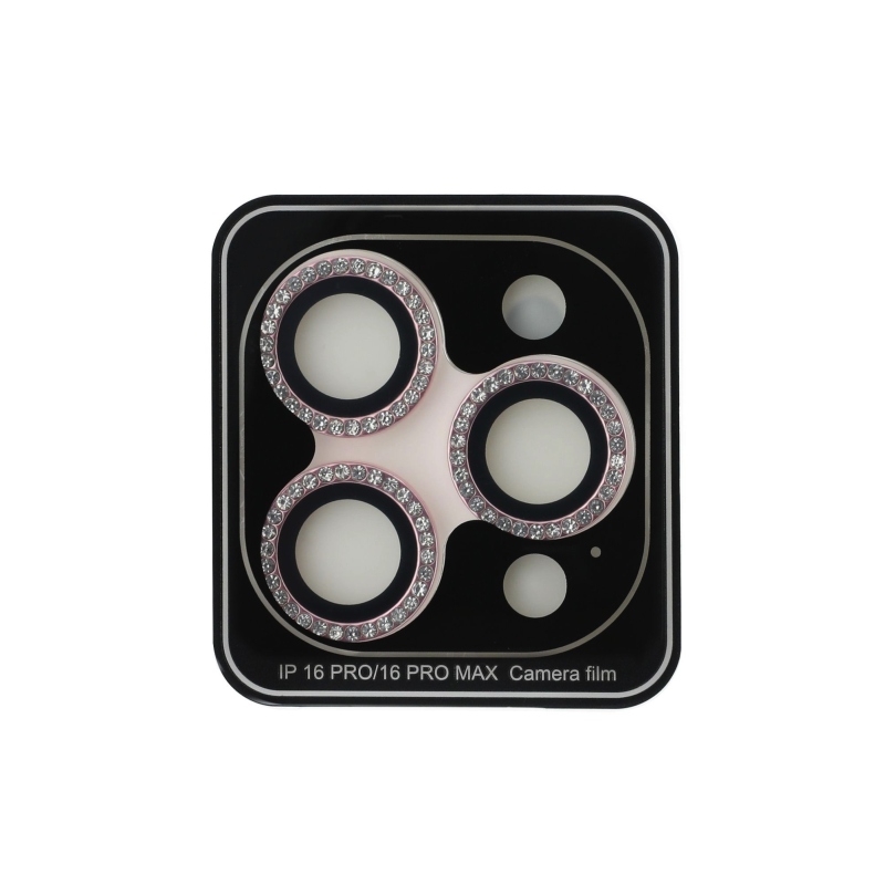 Guess Pevný ochranný kryt objektívu pre iPhone 16 Pro/16 Pro Max Pink