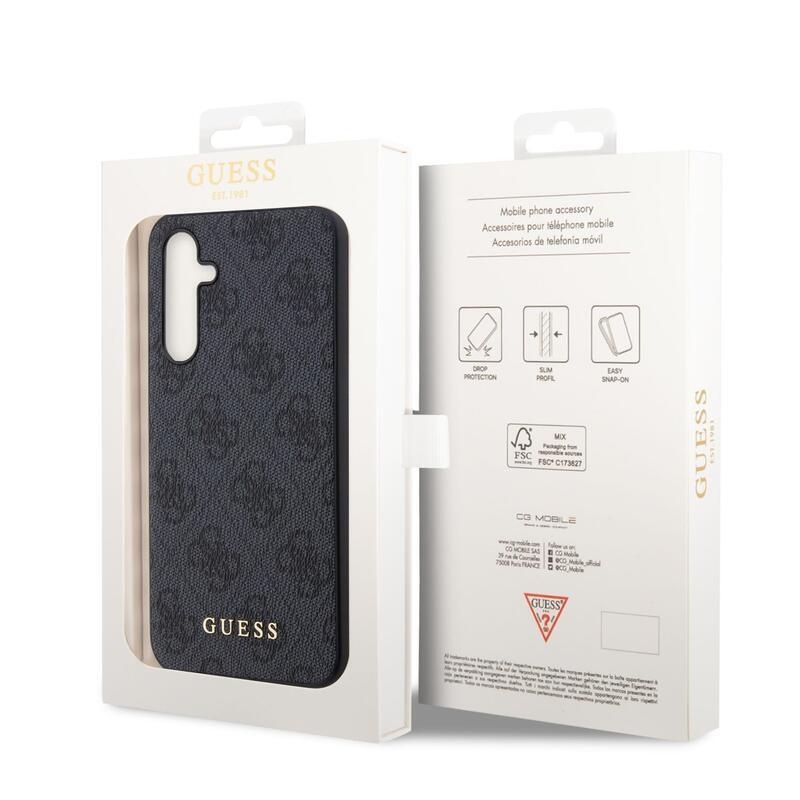 Guess gélový obal s pevným chrbtom na Samsung Galaxy A54 5G - šedý