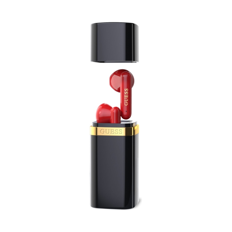 Bezdrôtové slúchadlá Guess Lipstick Shape TWS Black