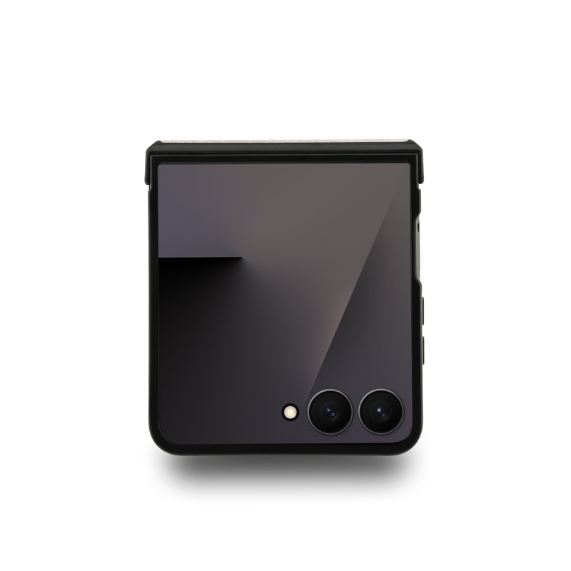 Guess PU 4G Kovový zadný kryt s logom pre Samsung Galaxy Z Flip 7 Pink