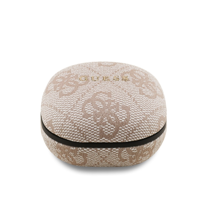 Guess PU 4G Script Logo ENC TWS Bezdrôtové Slúchadlá Pink