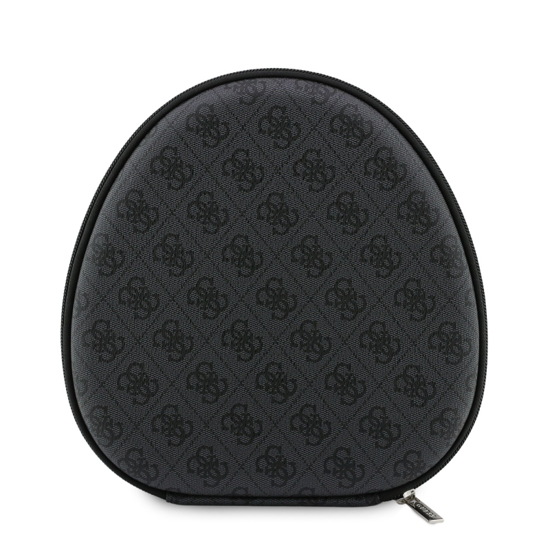 Bezdrôtové slúchadlá Guess PU 4G Triangle Logo ENC Black