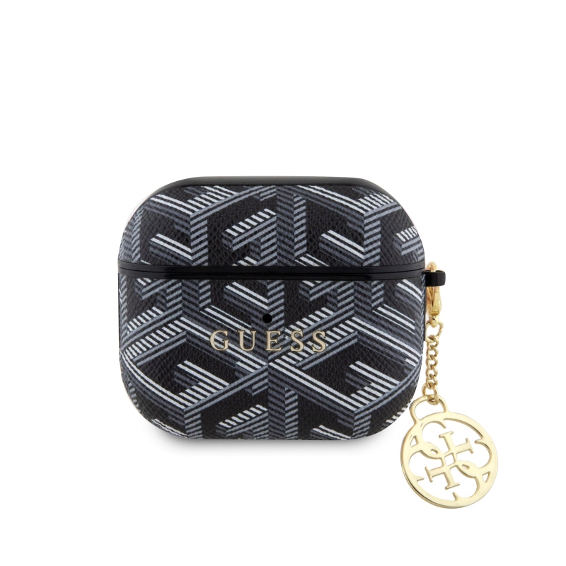 Guess PU G Cube Charm Puzdro pre AirPods 3 Black