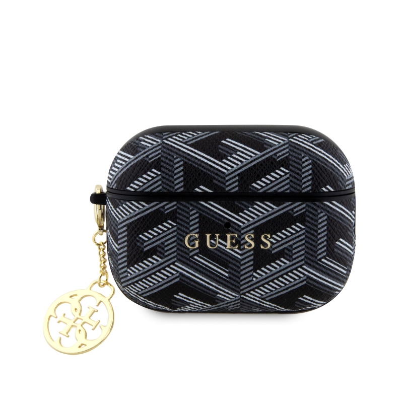 Guess PU G Cube Charm Puzdro pre AirPods Pro 2 Black