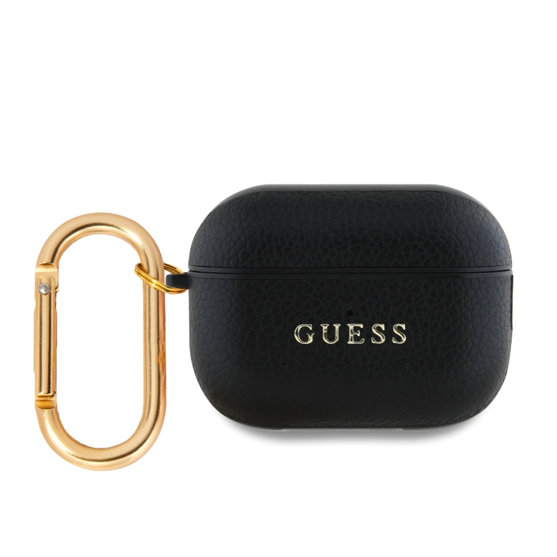 Puzdro Guess PU Grained Classic Logo pre AirPods Pro 2 Black