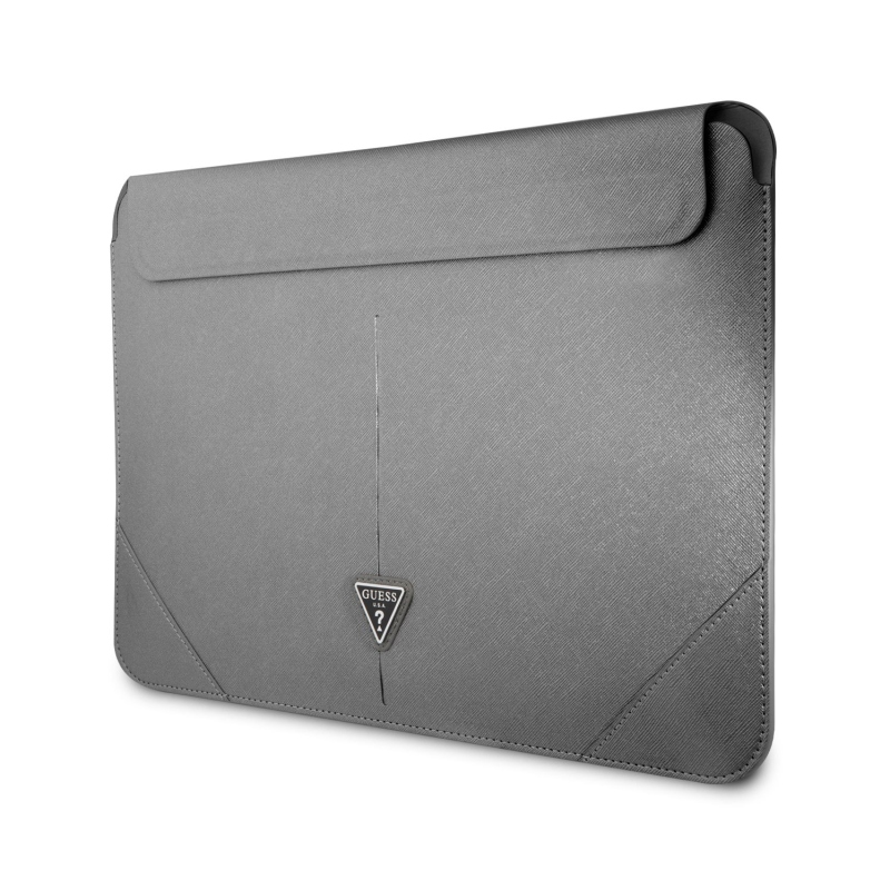 Guess Saffiano Triangle Metal Logo Computer Sleeve 16