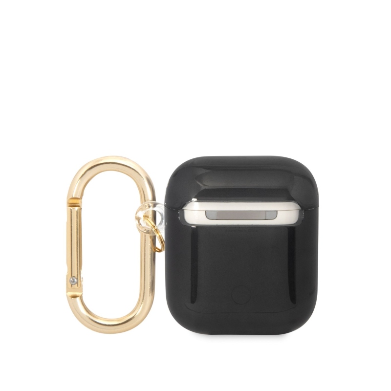 Guess Translucent Puzdro pre AirPods 1/2 Black