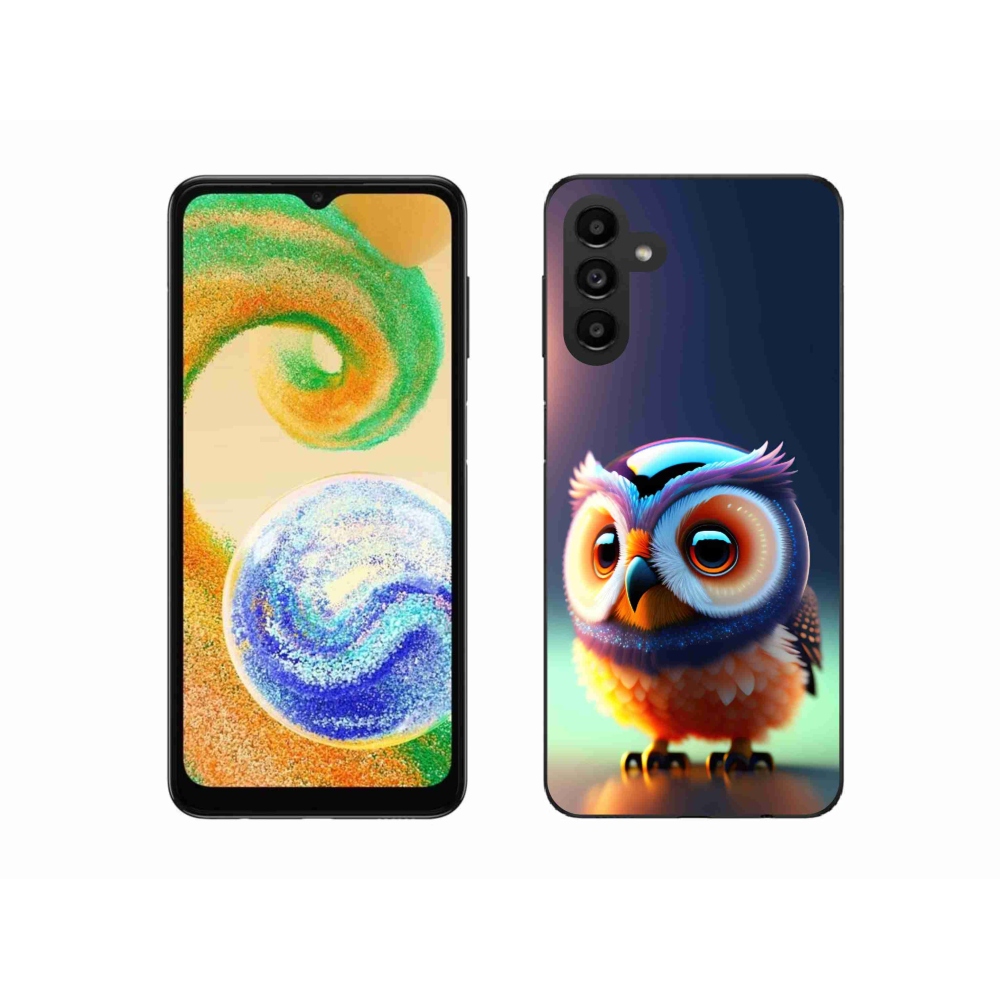 Gélový kryt mmCase na Samsung Galaxy A04s (164.7x76.7x9.1mm) - sovička