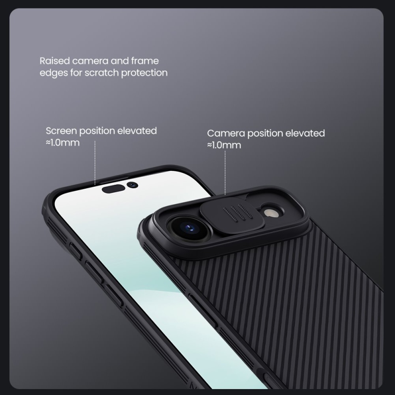 Nillkin CamShield PRO Zadný kryt pre Apple iPhone 17 Air Black