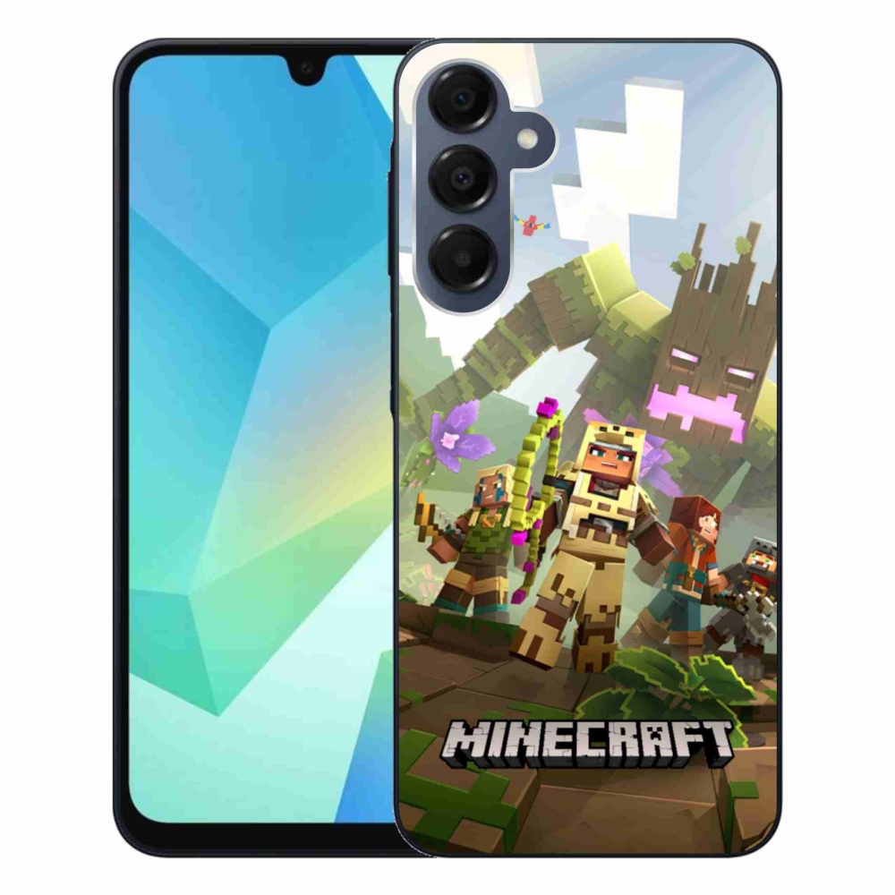 Gélový kryt mmCase na Samsung Galaxy A16 4G/5G - minecraft 1