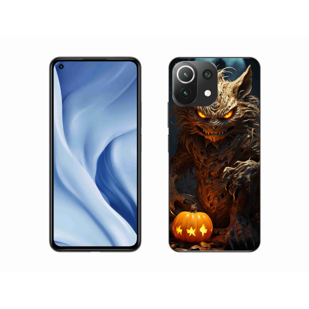 Gélový kryt mmCase na Xiaomi Mi 11 Lite 4G/5G - halloweenska príšera